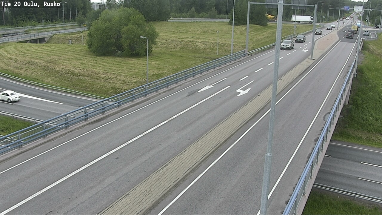 Weather Camera Image Väg 20 Uleåborg, Rusko, Oulu, Pohjois-Pohjanmaa