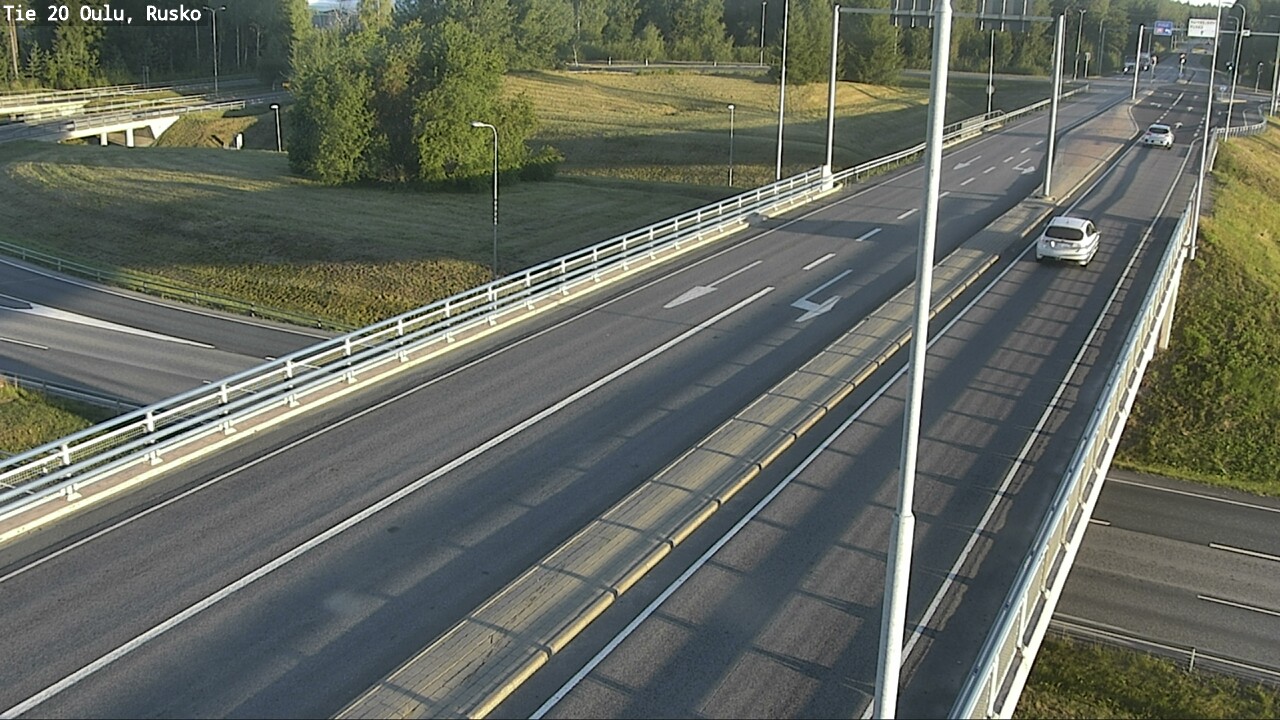 Weather Camera Image Road 20 Oulu, Rusko, Oulu, Pohjois-Pohjanmaa