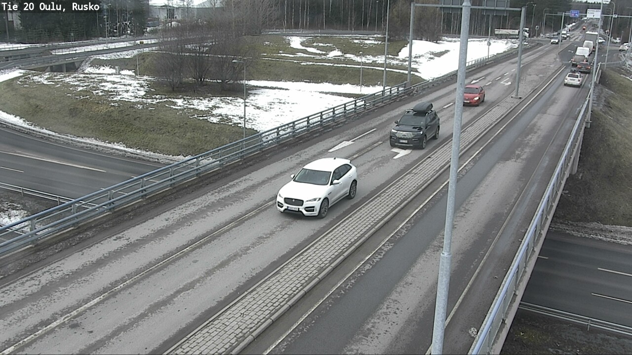 Weather Camera Image Väg 20 Uleåborg, Rusko, Oulu, Pohjois-Pohjanmaa
