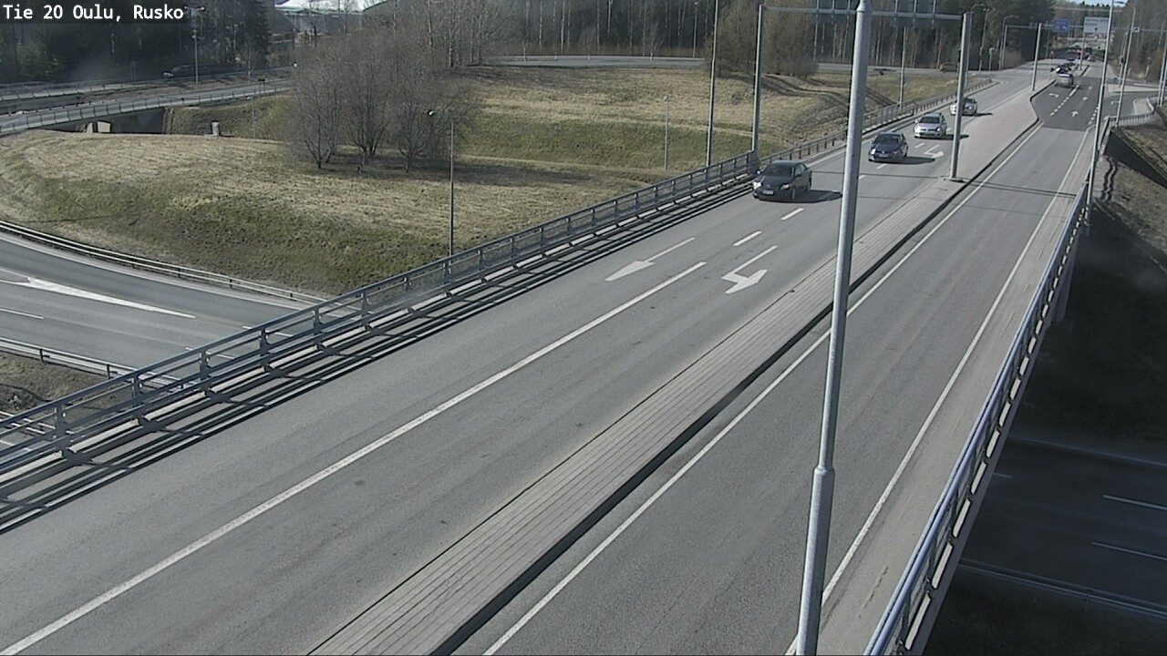 Weather Camera Image Väg 20 Uleåborg, Rusko, Oulu, Pohjois-Pohjanmaa