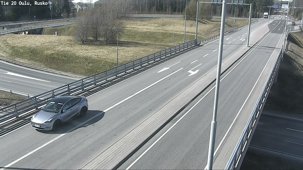 Weather Camera Image Väg 20 Uleåborg, Rusko, Oulu, Pohjois-Pohjanmaa