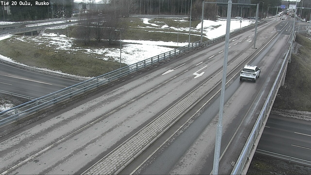 Weather Camera Image Väg 20 Uleåborg, Rusko, Oulu, Pohjois-Pohjanmaa