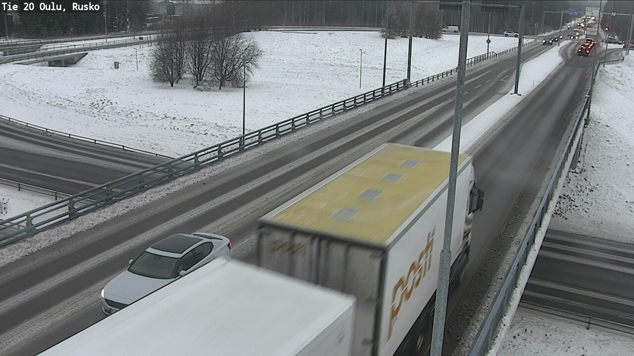 Weather Camera Image Väg 20 Uleåborg, Rusko, Oulu, Pohjois-Pohjanmaa