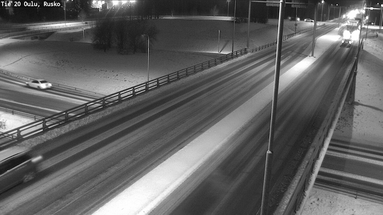 Weather Camera Image Väg 20 Uleåborg, Rusko, Oulu, Pohjois-Pohjanmaa