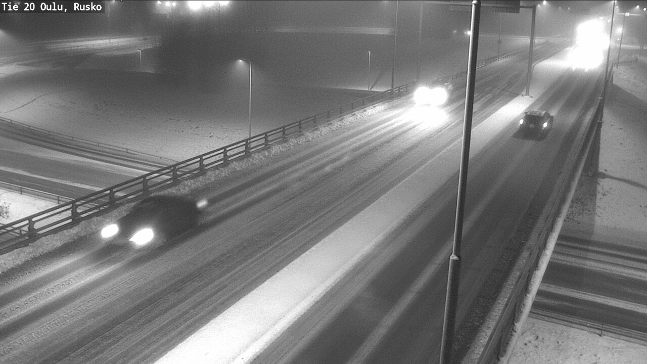 Weather Camera Image Väg 20 Uleåborg, Rusko, Oulu, Pohjois-Pohjanmaa