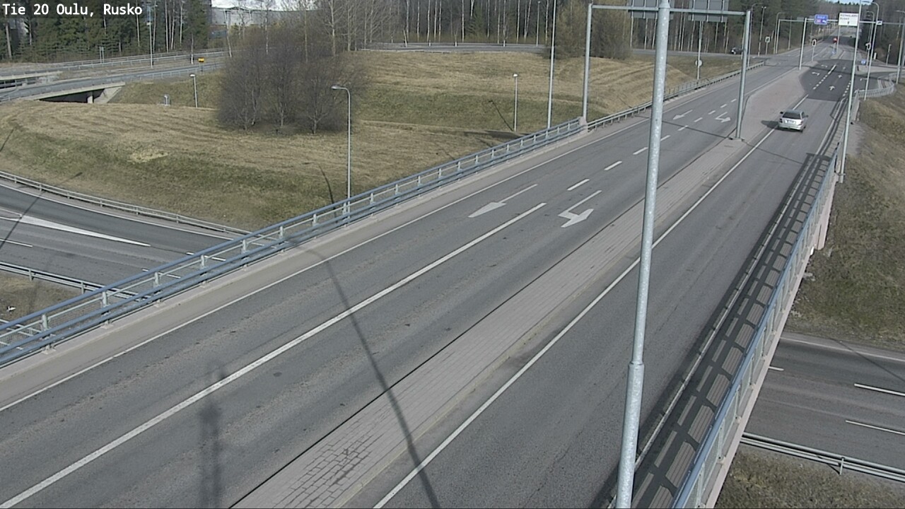 Weather Camera Image Väg 20 Uleåborg, Rusko, Oulu, Pohjois-Pohjanmaa