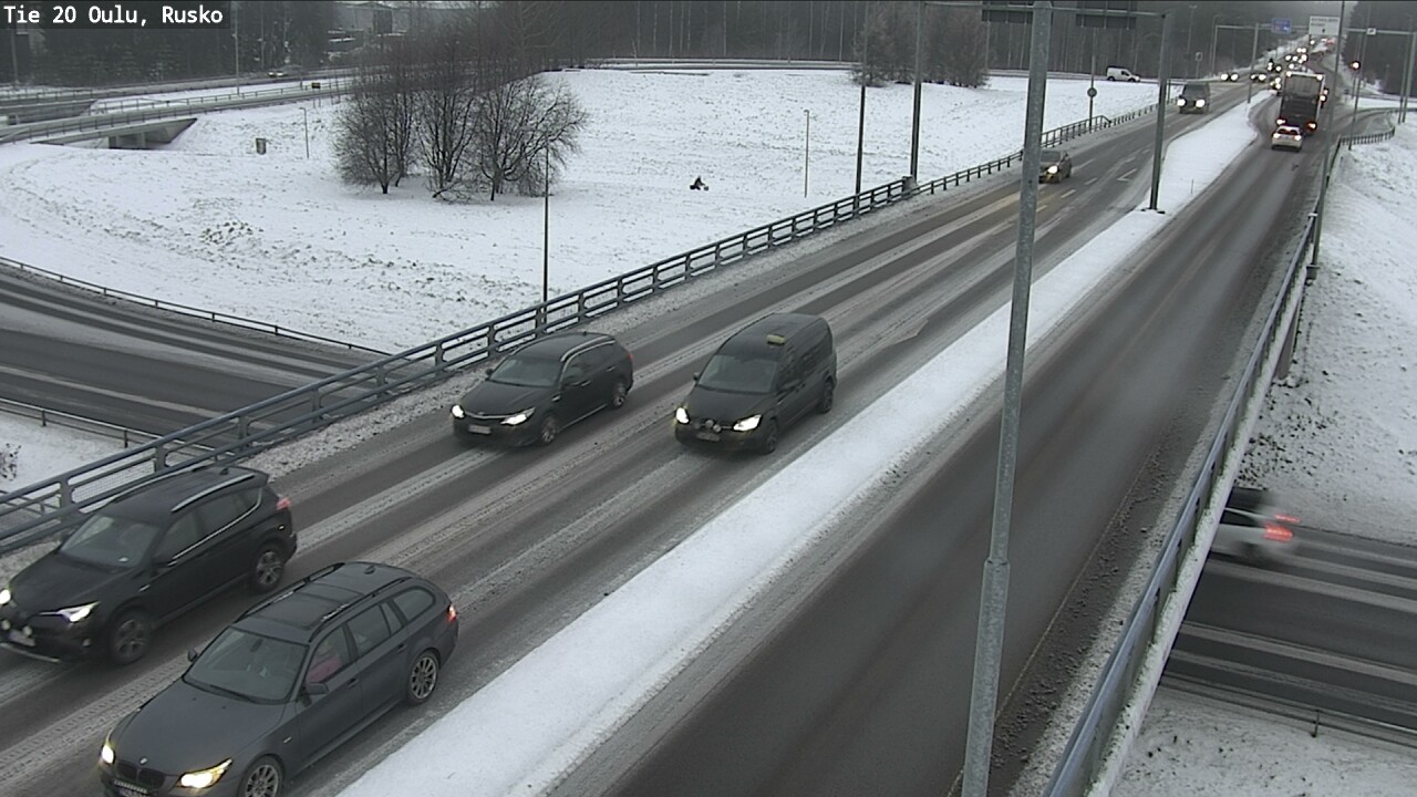 Weather Camera Image Väg 20 Uleåborg, Rusko, Oulu, Pohjois-Pohjanmaa
