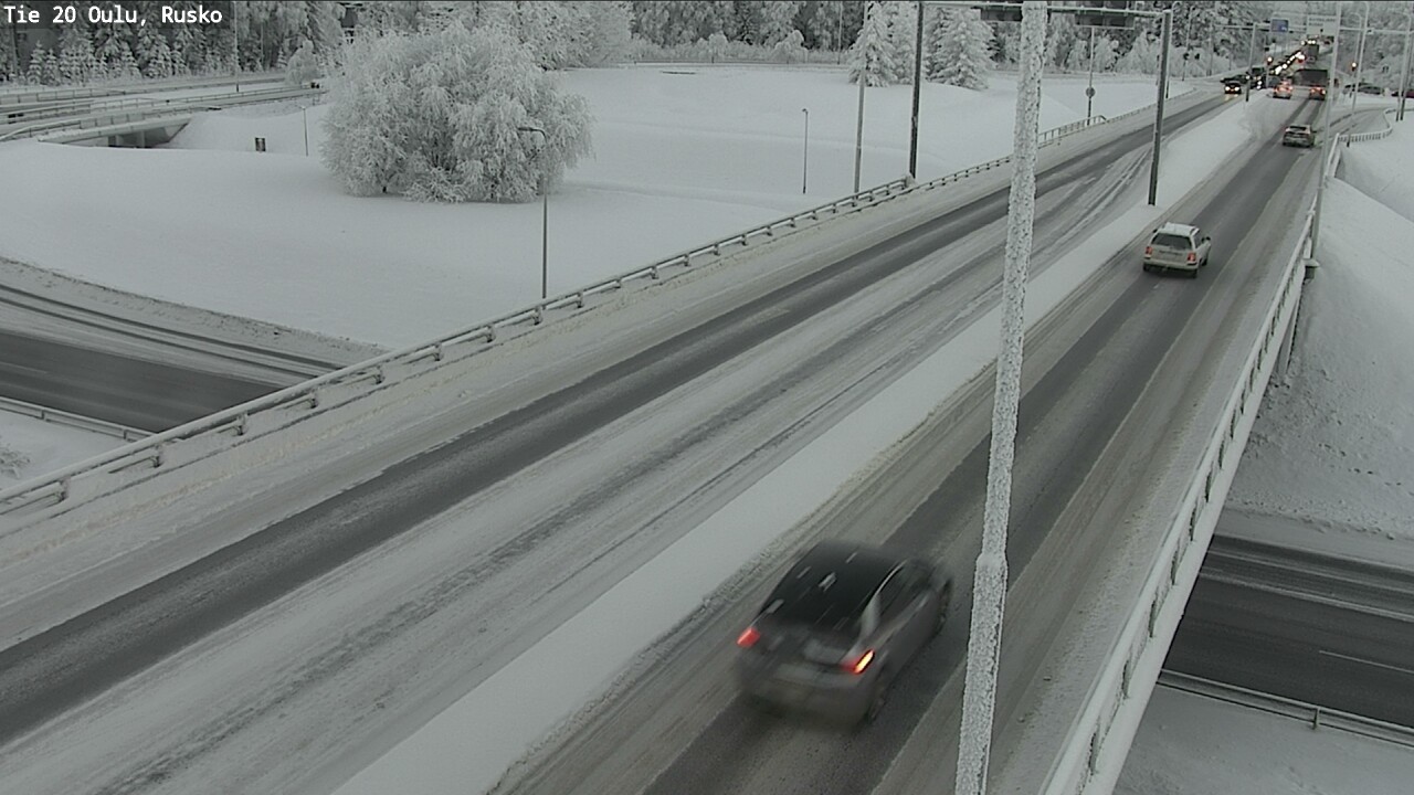 Weather Camera Image Road 20 Oulu, Rusko, Oulu, Pohjois-Pohjanmaa