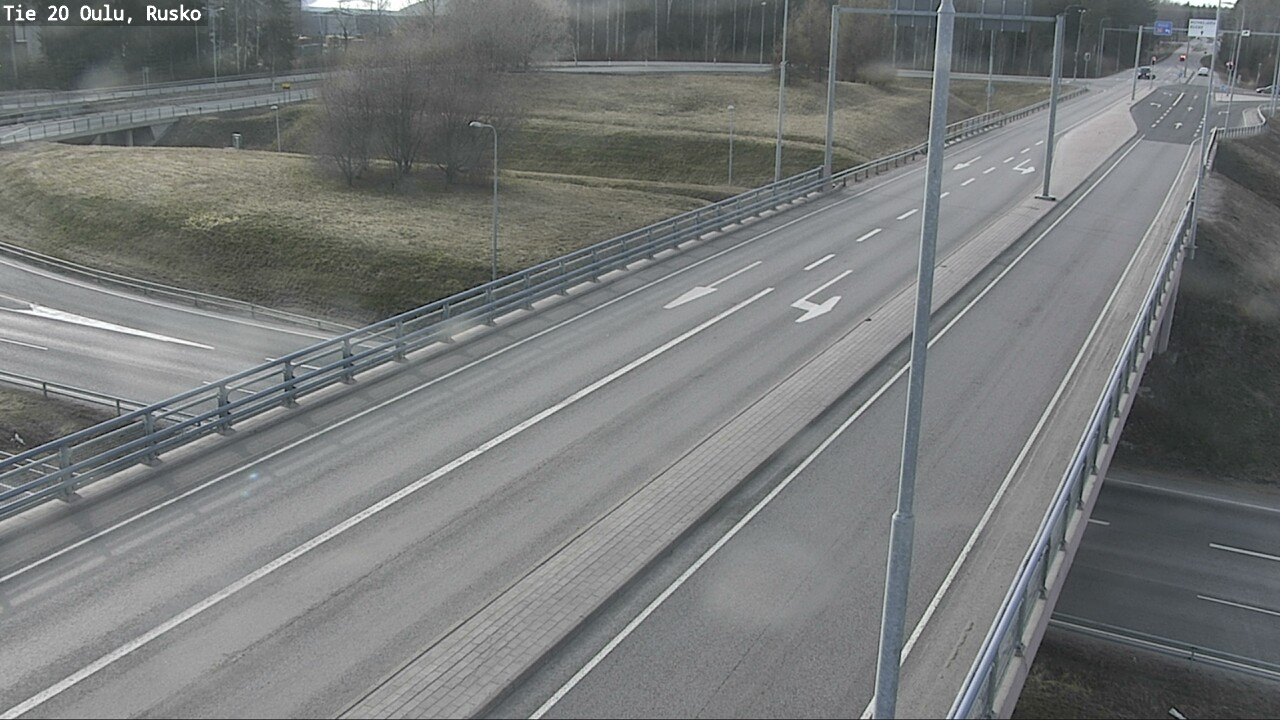 Weather Camera Image Väg 20 Uleåborg, Rusko, Oulu, Pohjois-Pohjanmaa
