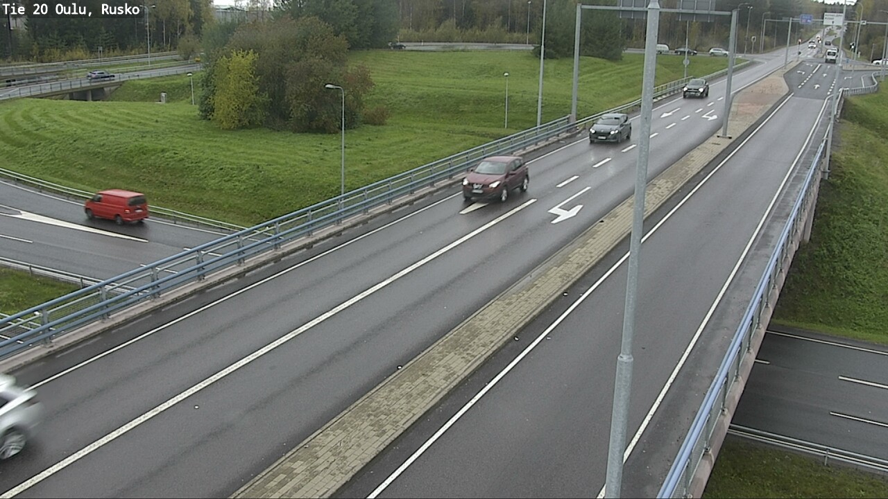 Weather Camera Image Väg 20 Uleåborg, Rusko, Oulu, Pohjois-Pohjanmaa