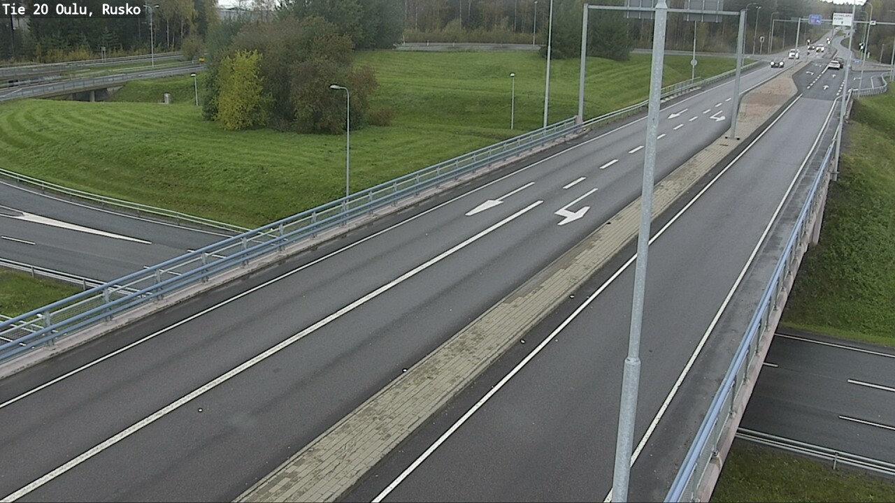 Weather Camera Image Väg 20 Uleåborg, Rusko, Oulu, Pohjois-Pohjanmaa
