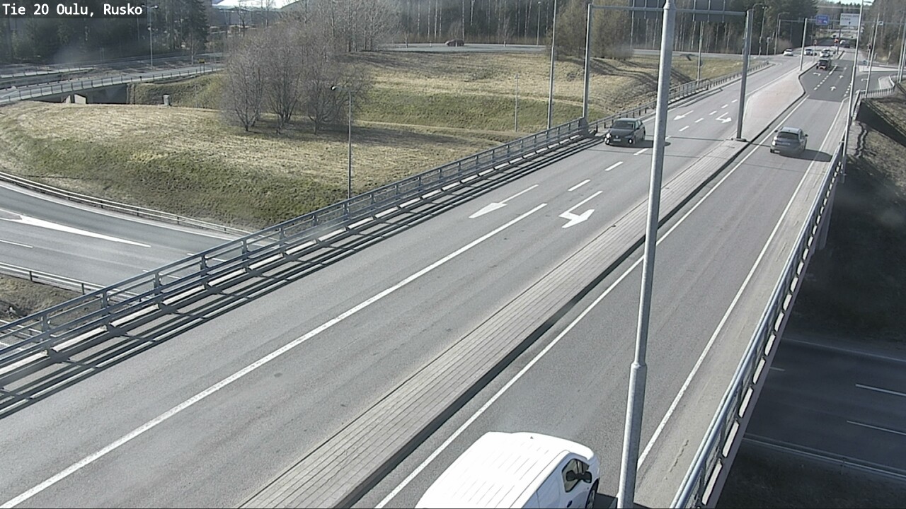 Weather Camera Image Väg 20 Uleåborg, Rusko, Oulu, Pohjois-Pohjanmaa
