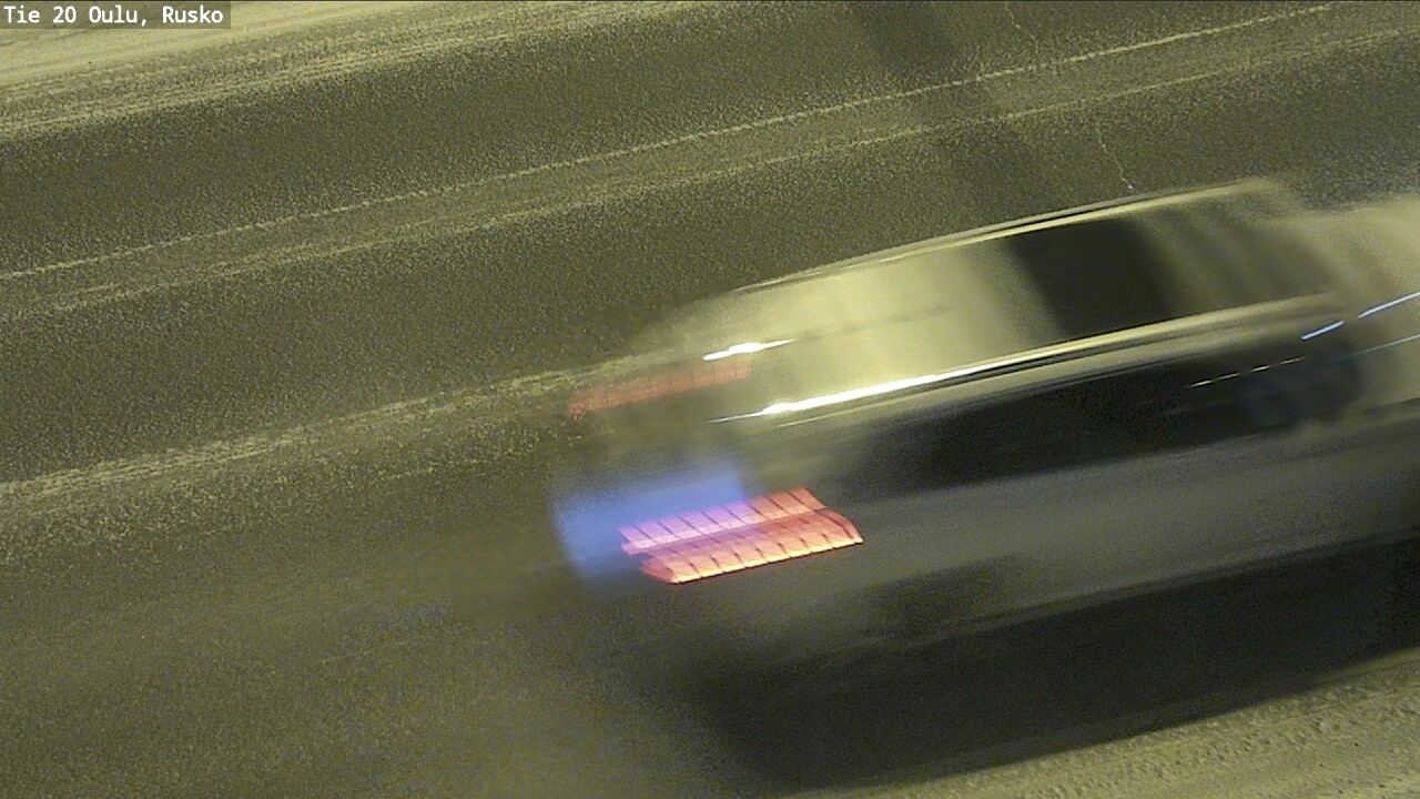 Weather Camera Image Road 20 Oulu, Rusko, Oulu, Pohjois-Pohjanmaa