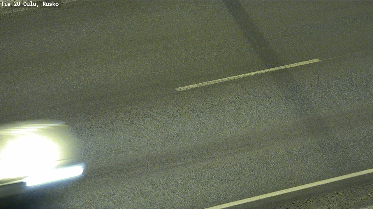 Weather Camera Image Väg 20 Uleåborg, Rusko, Oulu, Pohjois-Pohjanmaa