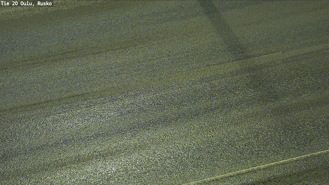 Weather Camera Image Väg 20 Uleåborg, Rusko, Oulu, Pohjois-Pohjanmaa