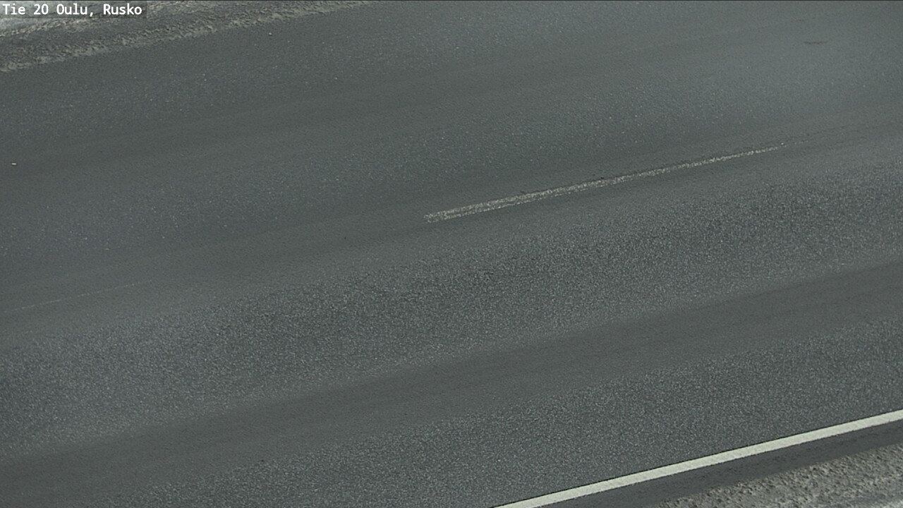 Weather Camera Image Väg 20 Uleåborg, Rusko, Oulu, Pohjois-Pohjanmaa