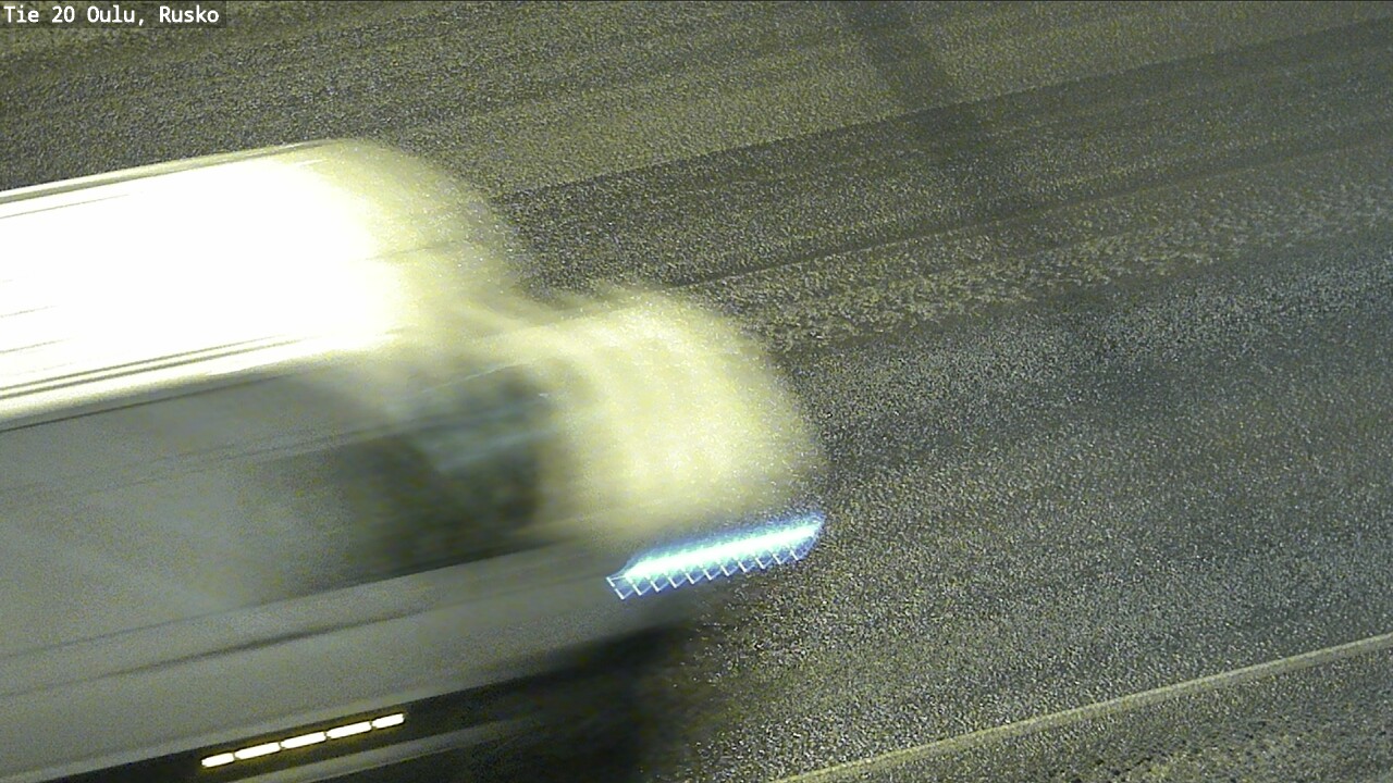 Weather Camera Image Väg 20 Uleåborg, Rusko, Oulu, Pohjois-Pohjanmaa