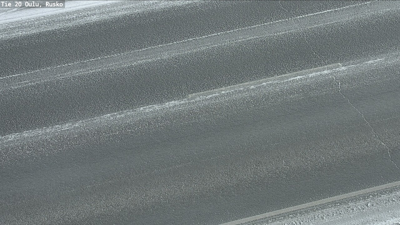 Weather Camera Image Road 20 Oulu, Rusko, Oulu, Pohjois-Pohjanmaa