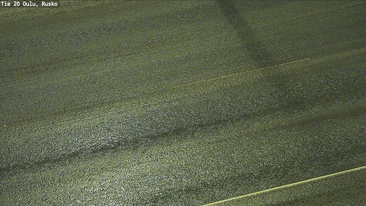 Weather Camera Image Väg 20 Uleåborg, Rusko, Oulu, Pohjois-Pohjanmaa