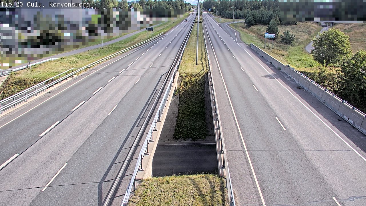 Kelikamerat Kuva Tie 20 Oulu Korvensuora, Oulu, Pohjois-Pohjanmaa