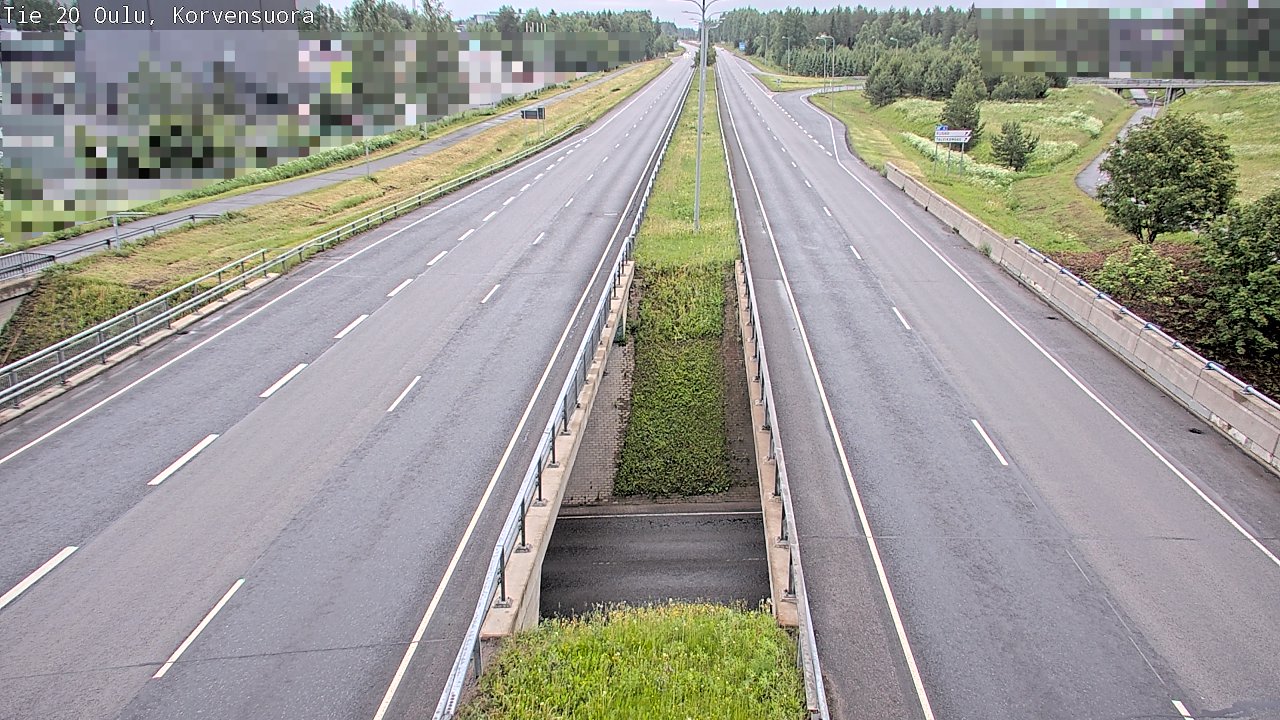 Kelikamerat Kuva Tie 20 Oulu Korvensuora, Oulu, Pohjois-Pohjanmaa