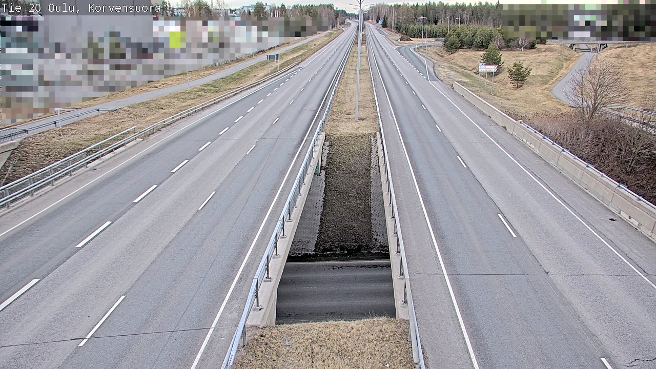 Kelikamerat Kuva Tie 20 Oulu Korvensuora, Oulu, Pohjois-Pohjanmaa