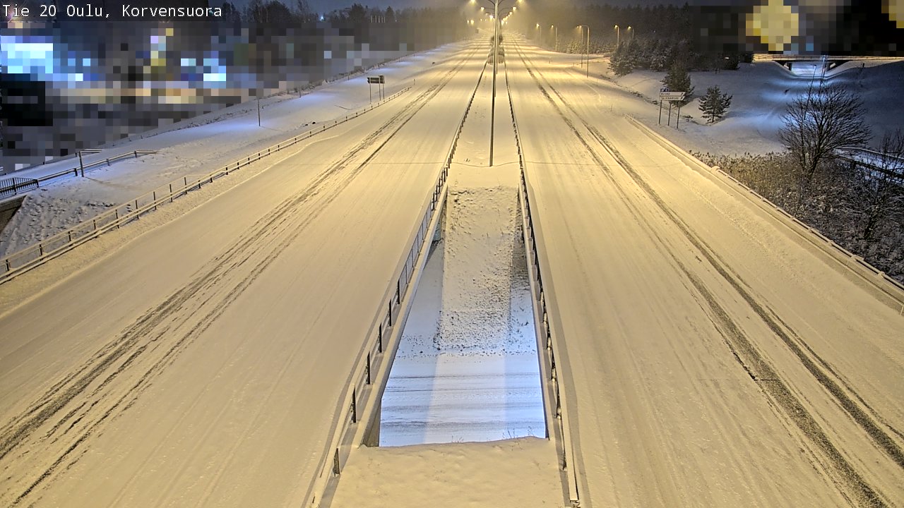Kelikamerat Kuva Tie 20 Oulu Korvensuora, Oulu, Pohjois-Pohjanmaa