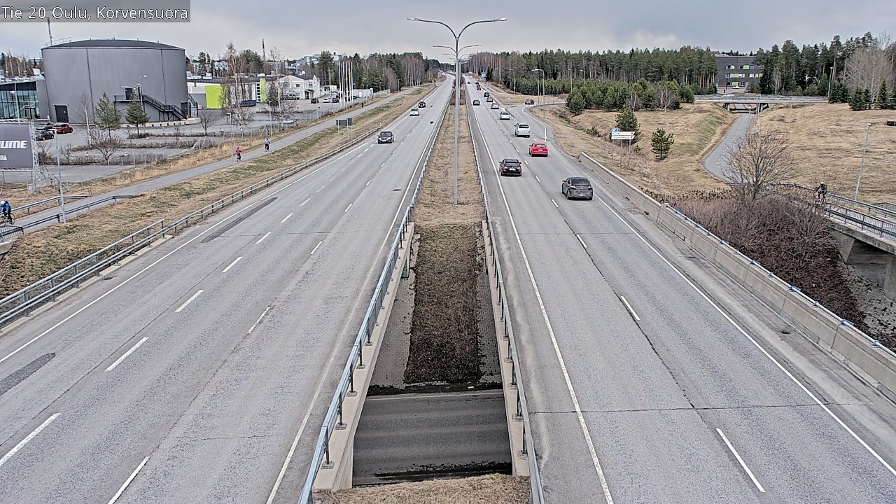 Kelikamerat Kuva Tie 20 Oulu Korvensuora, Oulu, Pohjois-Pohjanmaa