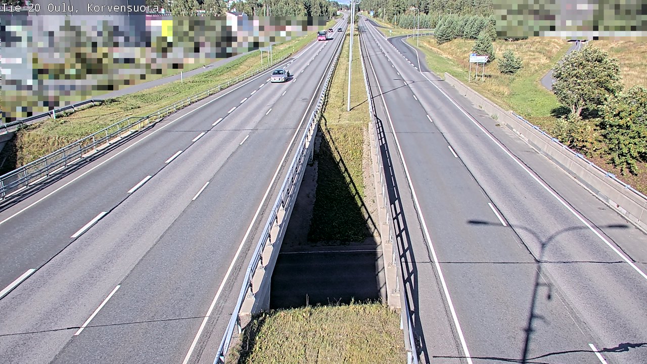 Kelikamerat Kuva Tie 20 Oulu Korvensuora, Oulu, Pohjois-Pohjanmaa