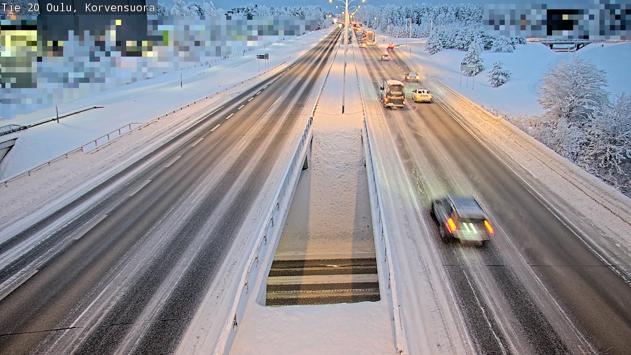 Kelikamerat Kuva Tie 20 Oulu Korvensuora, Oulu, Pohjois-Pohjanmaa