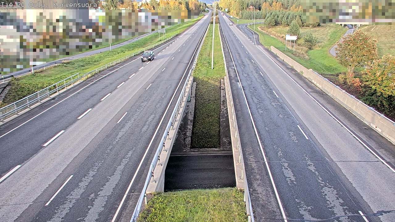 Kelikamerat Kuva Tie 20 Oulu Korvensuora, Oulu, Pohjois-Pohjanmaa