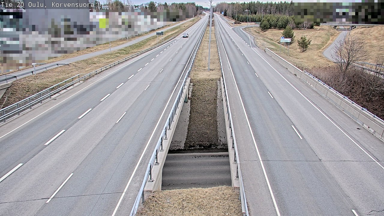 Kelikamerat Kuva Tie 20 Oulu Korvensuora, Oulu, Pohjois-Pohjanmaa