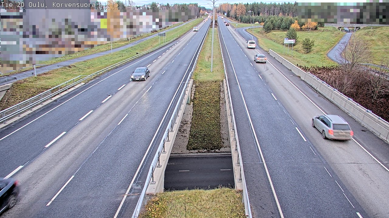 Kelikamerat Kuva Tie 20 Oulu Korvensuora, Oulu, Pohjois-Pohjanmaa
