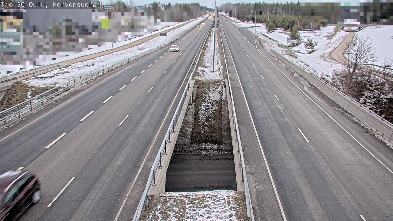 Kelikamerat Kuva Tie 20 Oulu Korvensuora, Oulu, Pohjois-Pohjanmaa