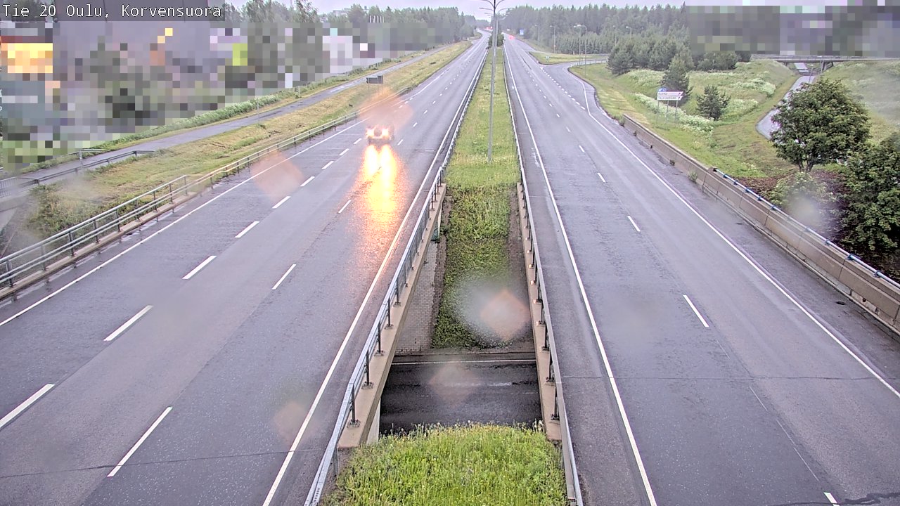 Kelikamerat Kuva Tie 20 Oulu Korvensuora, Oulu, Pohjois-Pohjanmaa