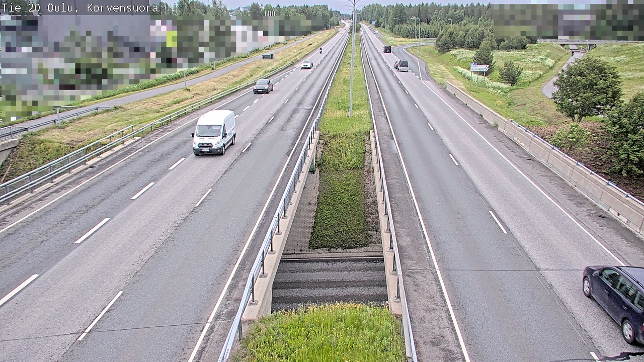 Kelikamerat Kuva Tie 20 Oulu Korvensuora, Oulu, Pohjois-Pohjanmaa