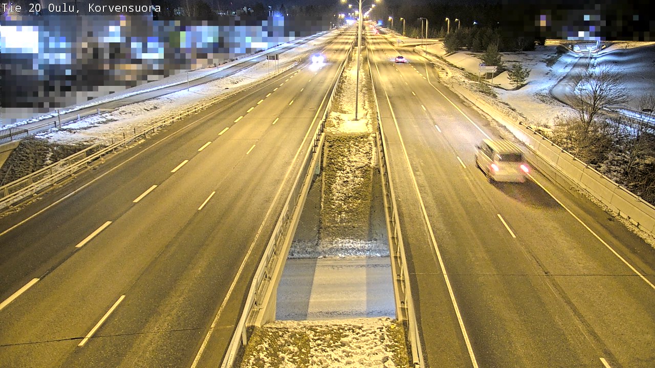 Kelikamerat Kuva Tie 20 Oulu Korvensuora, Oulu, Pohjois-Pohjanmaa