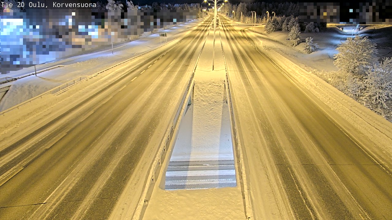 Kelikamerat Kuva Tie 20 Oulu Korvensuora, Oulu, Pohjois-Pohjanmaa