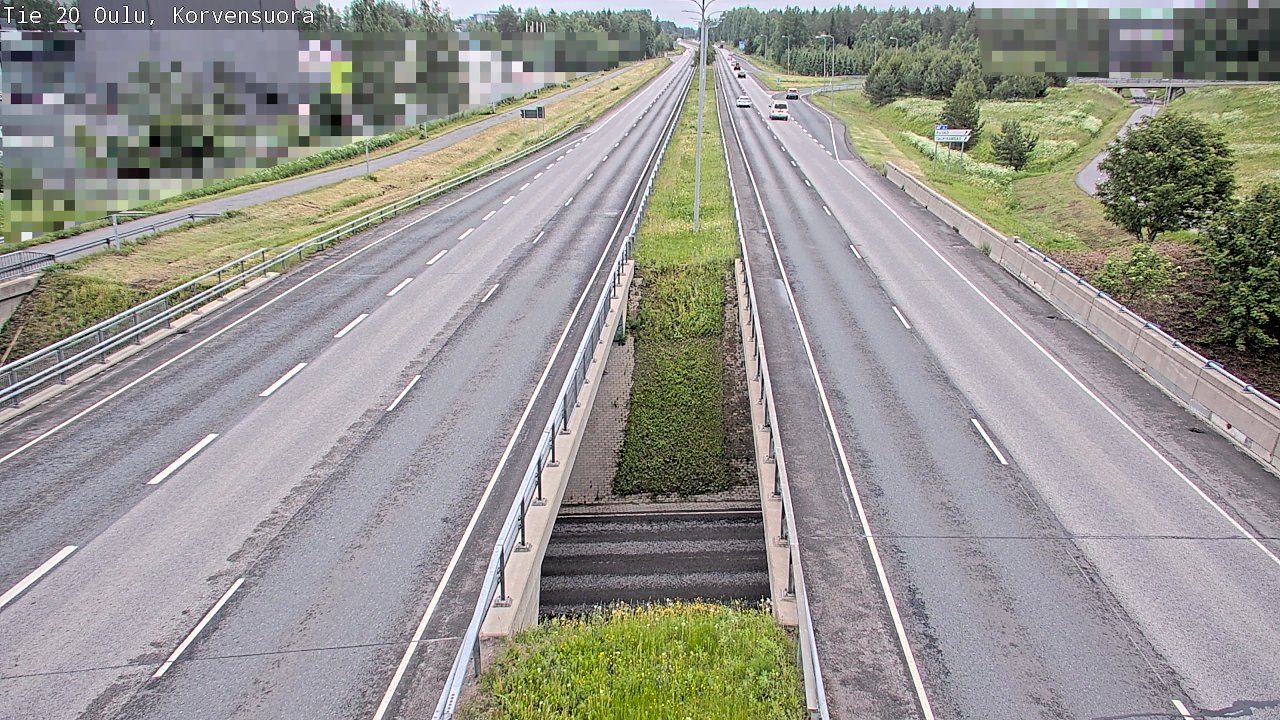 Kelikamerat Kuva Tie 20 Oulu Korvensuora, Oulu, Pohjois-Pohjanmaa