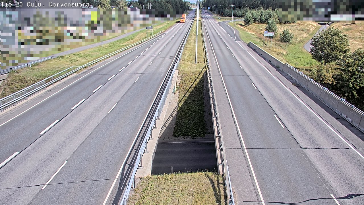 Kelikamerat Kuva Tie 20 Oulu Korvensuora, Oulu, Pohjois-Pohjanmaa