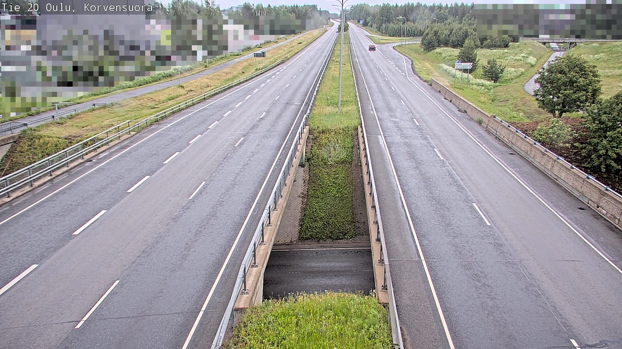 Kelikamerat Kuva Tie 20 Oulu Korvensuora, Oulu, Pohjois-Pohjanmaa