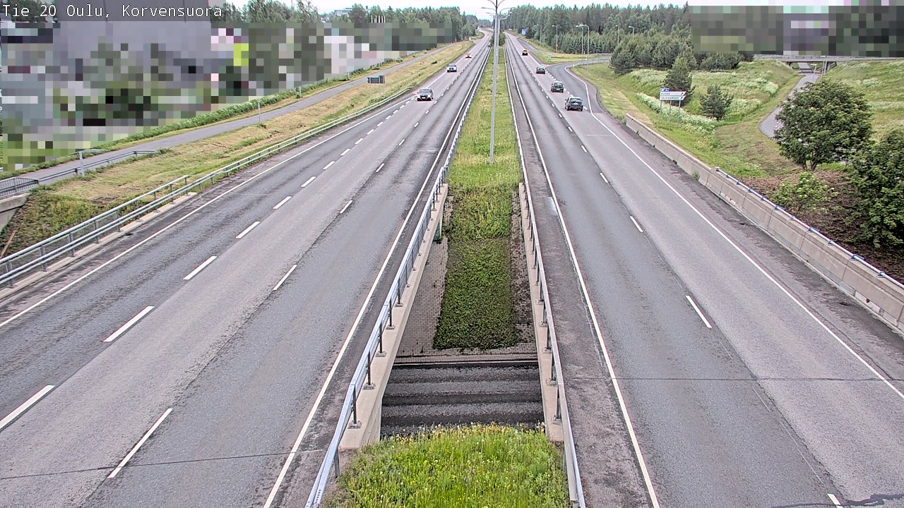 Kelikamerat Kuva Tie 20 Oulu Korvensuora, Oulu, Pohjois-Pohjanmaa