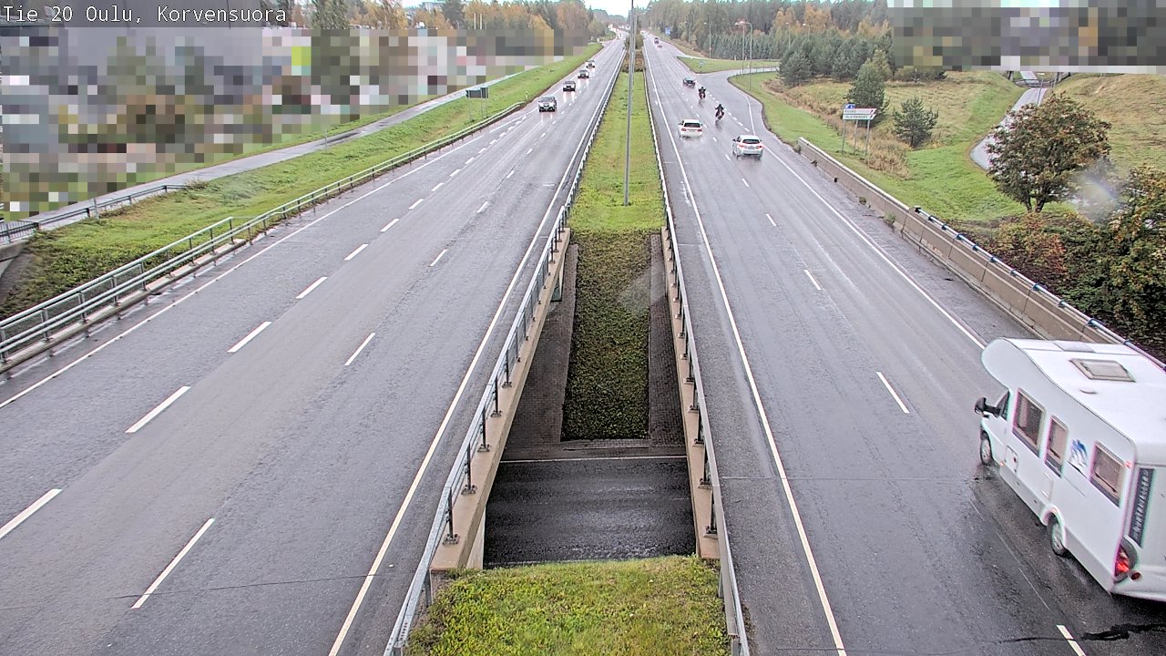Kelikamerat Kuva Tie 20 Oulu Korvensuora, Oulu, Pohjois-Pohjanmaa