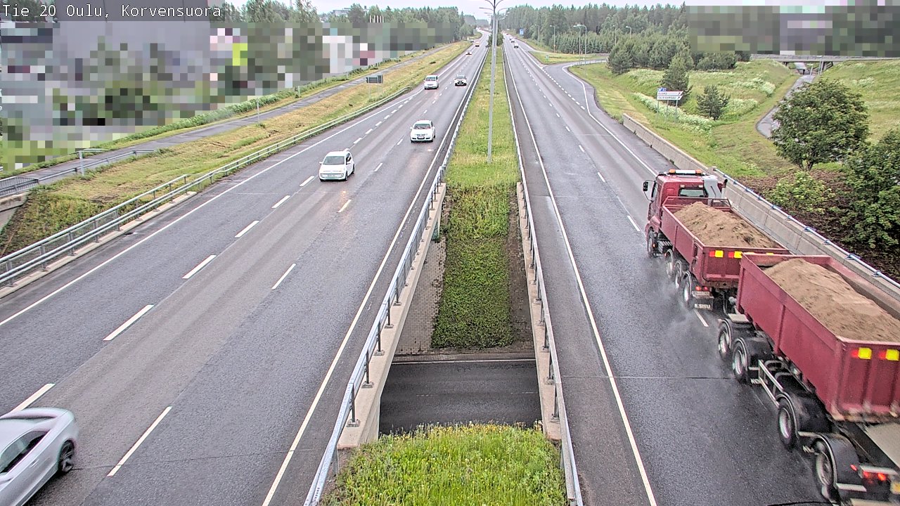 Kelikamerat Kuva Tie 20 Oulu Korvensuora, Oulu, Pohjois-Pohjanmaa