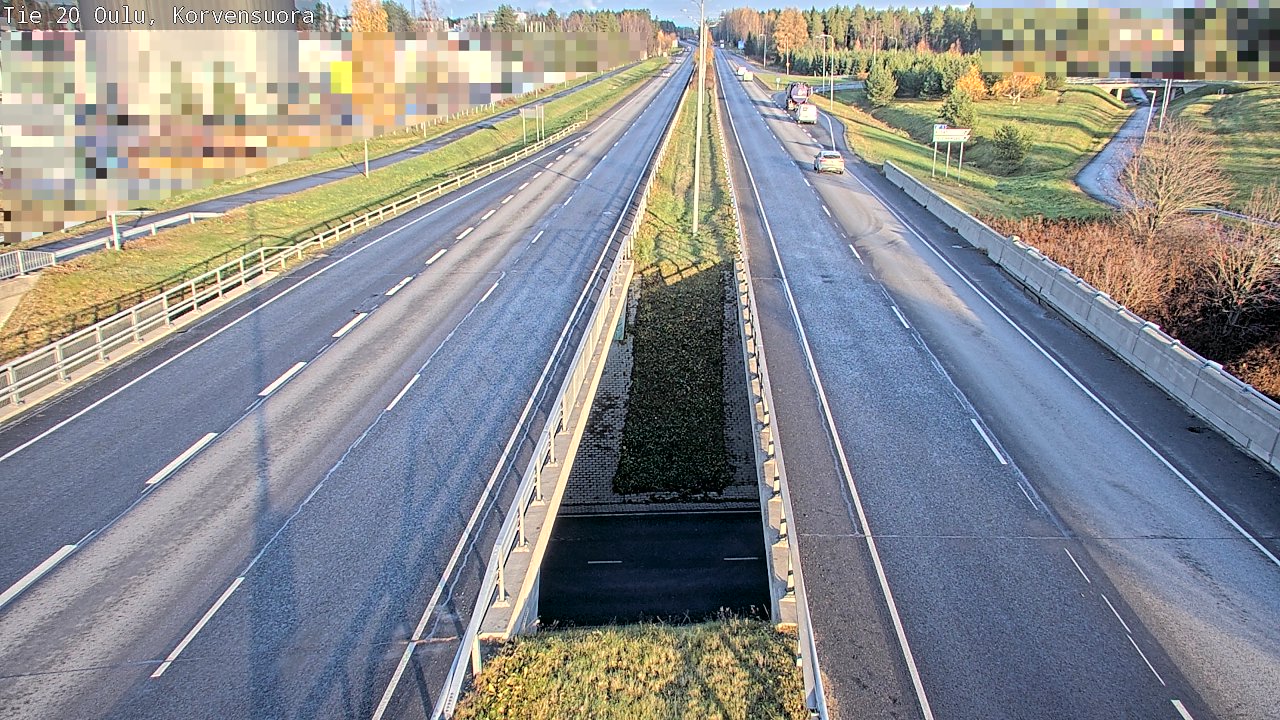 Kelikamerat Kuva Tie 20 Oulu Korvensuora, Oulu, Pohjois-Pohjanmaa