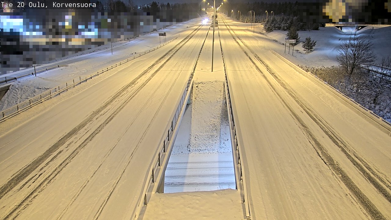 Kelikamerat Kuva Tie 20 Oulu Korvensuora, Oulu, Pohjois-Pohjanmaa