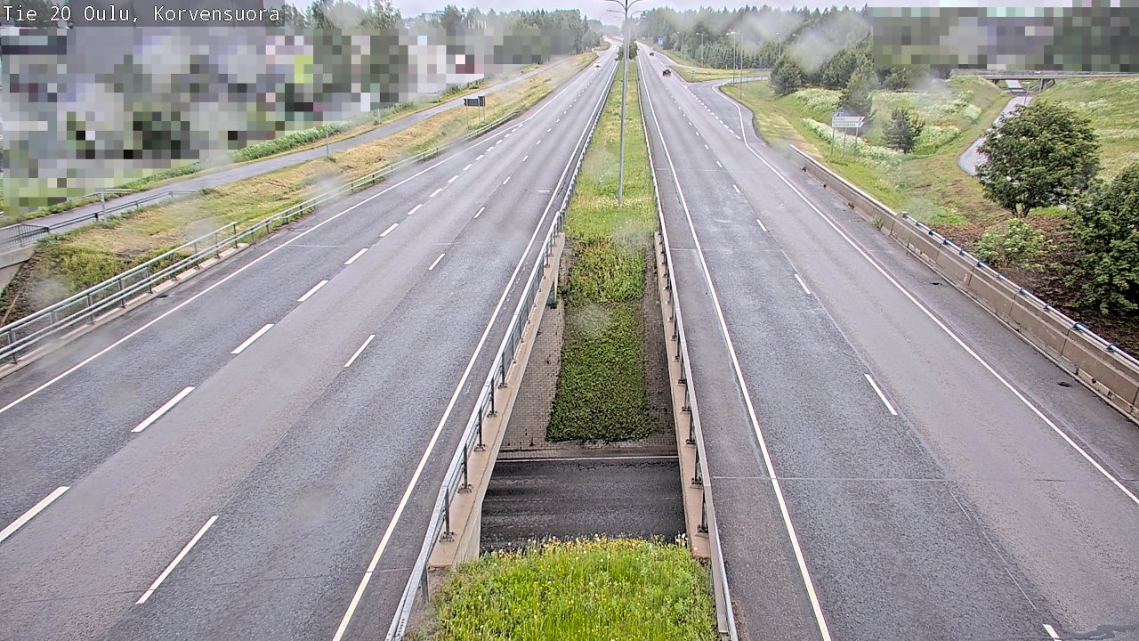Kelikamerat Kuva Tie 20 Oulu Korvensuora, Oulu, Pohjois-Pohjanmaa