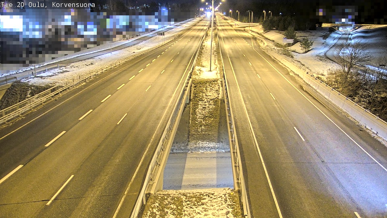 Kelikamerat Kuva Tie 20 Oulu Korvensuora, Oulu, Pohjois-Pohjanmaa