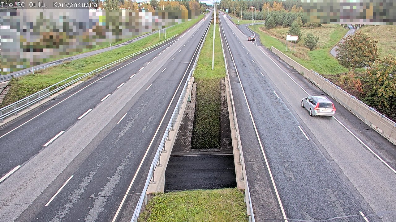 Kelikamerat Kuva Tie 20 Oulu Korvensuora, Oulu, Pohjois-Pohjanmaa