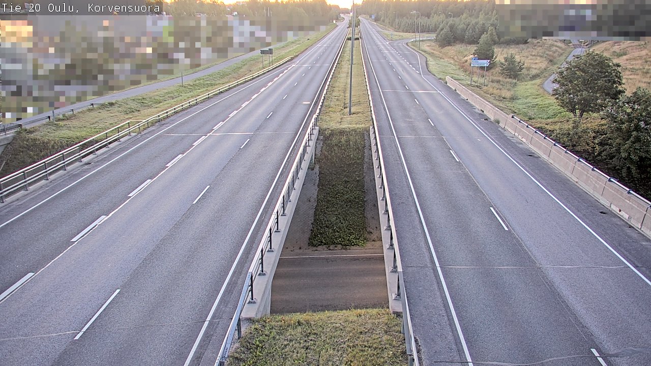 Kelikamerat Kuva Tie 20 Oulu Korvensuora, Oulu, Pohjois-Pohjanmaa